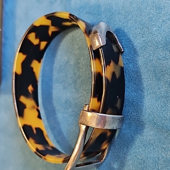Vintage Ralph Lauren simulated tortoise belt bracelet. 1990? - Picture 4 of 9